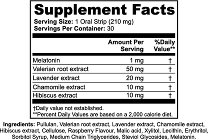 Melatonin and Valerian Strips